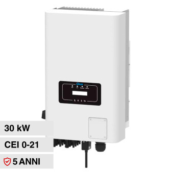 V-Tac Deye Inverter On Grid 30kW Trifase IP65 con Display LCD e Wi-Fi per...