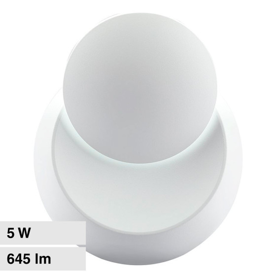 VT-757 Lampada LED da Muro 5W Ruotabile SMD Bianca V-Tac VT-757 Lampada LED da Muro 5W Ruotabile SMD Bianca V-Tac