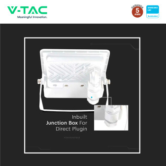 Faro LED 30W SMD Chip VT-138S Samsung con Sensore IP65 V-Tac