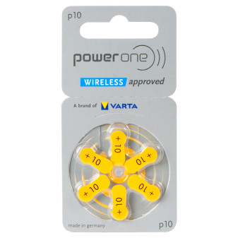 Powerone Misura 10 - Blister 6 Batterie per Protesi Acustiche