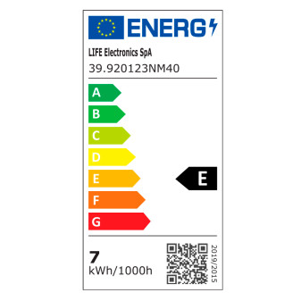 Lampadina LED E14 6,5W Candela CF35 Filament in Vetro Milky Life