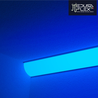 Medusaflex Aurelia Copertura Angolare Blu per Profilo