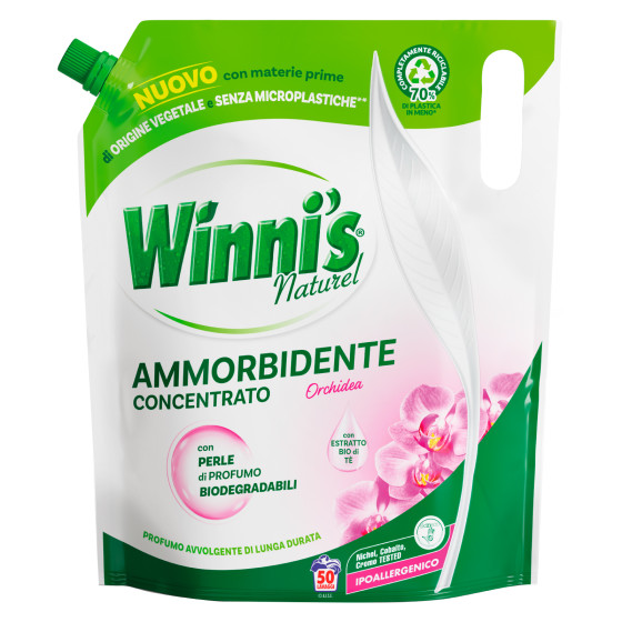 Ammorbidente Lavatrice Concentrato Orchidea Winni's busta da 1250ml Ammorbidente Lavatrice Concentrato Orchidea Winni's busta da 1250ml