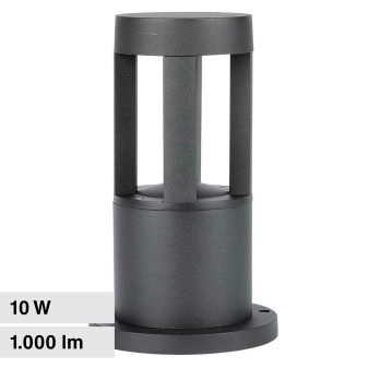 V-Tac VT-830 Lampada LED da Giardino 10W COB CREE Lampione Bollard da Terra...