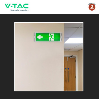 VT-996 Lampada di Emergenza Exit LED 3W SMD V-Tac
