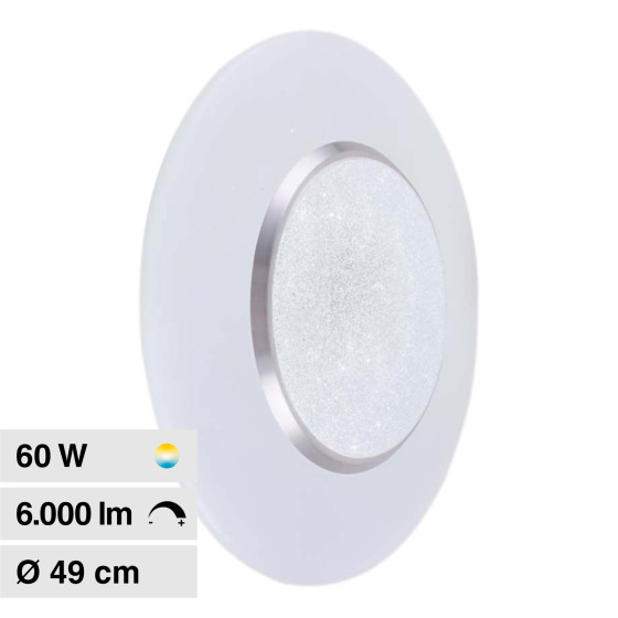 VT-8504 Plafoniera LED Tonda 60W SMD CCT 3in1 V-Tac Gallery VT-8504 Plafoniera LED Tonda 60W SMD CCT 3in1 V-Tac Gallery