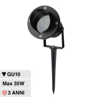 V-Tac VT-7704 Portafaretto da Giardino con Portalampada per Lampadine GU10...