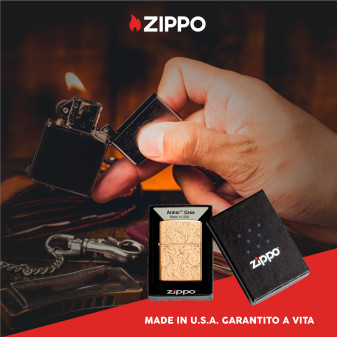 Accendino Zippo mod. 48067 Swirl Pattern Design Antivento Ricaricabile