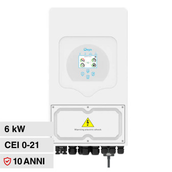 V-TAC VT-6607106 INVERTER IBRIDO 6KW MONOFASE IP65 CON DISPLAY LCD