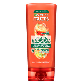 Garnier Fructis Ripara e Rinforza Balsamo Riparazione Profonda Capelli...