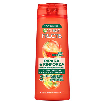 Garnier Fructis Ripara e Rinforza Shampoo Riparazione Profonda Capelli...