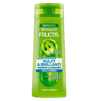 Garnier Fructis Puliti e Brillanti Shampoo Illuminante Capelli Spenti con...