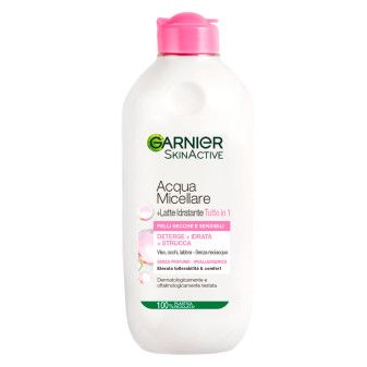 Garnier SkinActive Acqua Micellare e Latte Idratante Tutto in 1 Pelli Secche...