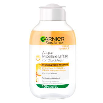 Garnier SkinActive Acqua Micellare Bifase con Olio d'Argan Struccante per...