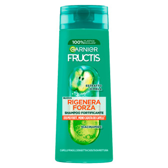 Garnier Fructis Rigenera Forza Shampoo Fortificante Capelli Fragili con...