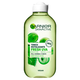 Garnier SkinActive Tonico Rivitalizzante Fresh Uva per Pelli Normali e Miste...