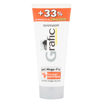 Garnier Grafic Gel Mega-Fix Tenuta Extra Forte - Flacone da 200ml