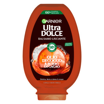 Garnier Ultra Dolce Balsamo Lisciante Olio di Cocco e Burro di Cacao per...