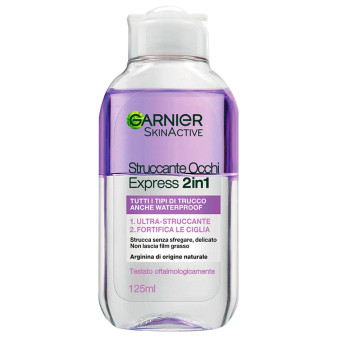 Garnier SkinActive Struccante Occhi Express 2in1 Fortificante per Trucco...