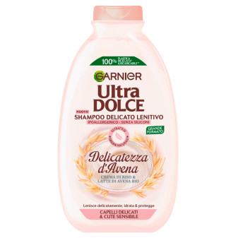 Garnier Ultra Dolce Shampoo Delicato Lenitivo Delicatezza d'Avena per Capelli...