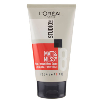 L'Oréal Paris Studio Line Matt&Messy Pasta Fibrosa Effetto Opaco Tenuta 8...