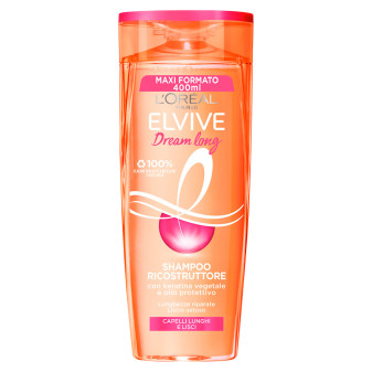 L'Oréal Paris Elvive Dream Long Shampoo Ricostruttore con Keratina Vegetale...