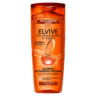 L'Oréal Paris Elvive Olio Straordinario di Jojoba Shampoo Nutrimento Intenso...