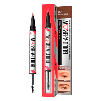 Maybelline New York Build-A-Brow Penna 2in1 con Gel Fissante per Sopracciglia...