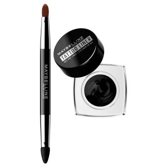 Maybelline New York Tattoo Liner Gel Pot Eyeliner Professionale Pennellino...