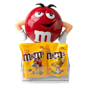 M&M's Character Red Espositore da Banco Rosso 38cm con Vano Anteriore...