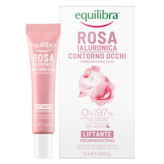 Equilibra Rosa Ialuronica Contorno Occhi Liftante Rigenerante Pelle Tonica...