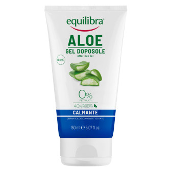 Equilibra Aloe Gel Doposole Calmante Lenitivo con 40% Aloe Vera Pelle Nutrita...