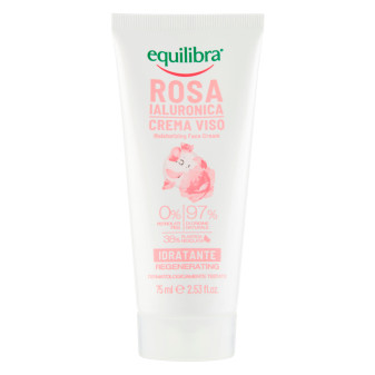 Equilibra Rosa Ialuronica Crema Viso Idratante Rigenerante Pelle Morbida...