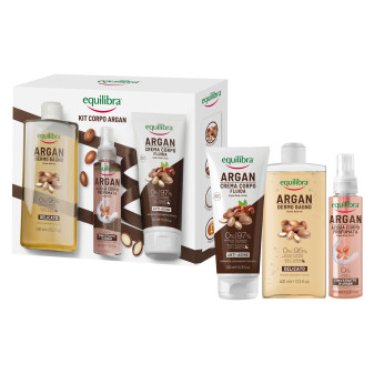 Equilibra Kit Corpo Argan con Acqua Profumata + Crema Fluida Anti-Aging +...