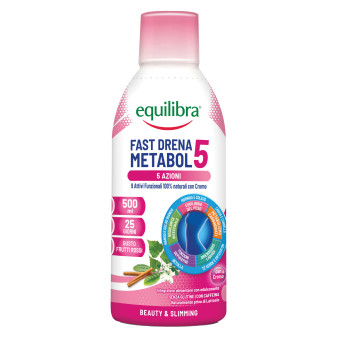 Equilibra Fast Drena Metabol 5 Azioni Integratore Alimentare in Forma Liquida...