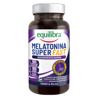 Equilibra Melatonina Super Fast Integratore Alimentare Orosolubile Sonno e...