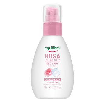 Equilibra Rosa Ialuronica Deo Vapo Delicato Deodorante 24H Pelle Sensibile...