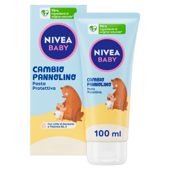 Nivea Baby Pasta Protettiva Emolliente per Cambio Pannolino Formula Vegana...