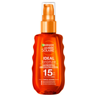 Garnier Ambre Solaire Ideal Bronze Olio Protettivo Abbronzatura Intensa SPF...