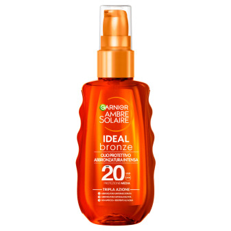 Garnier Ambre Solaire Ideal Bronze Olio Protettivo Abbronzatura Intensa SPF...