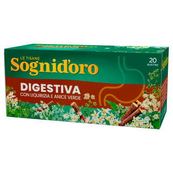 Sognid'oro Tisana Digestiva con Liquirizia Anice Verde e Estratti di Menta -...