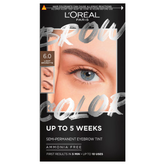 L'Oréal Paris Brow Color Tinta Semi Permanente per Sopracciglia Effetto...