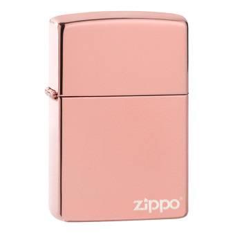 Zippo Accendino a Benzina Ricaricabile ed Antivento con Fantasia Rose Gold...