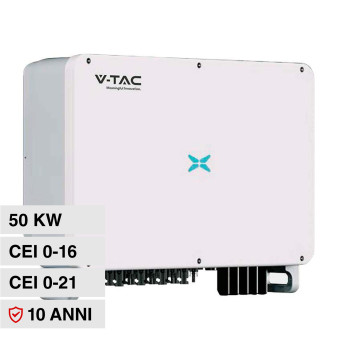 V-Tac VT-6607150 INVT Inverter On Grid 50kW Trifase IP66 per Impianto...