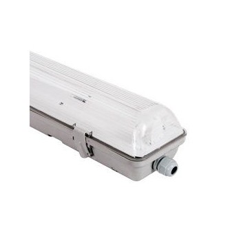 Life Plafoniera Singola Impermeabile per Tubi LED T8 da 60cm - mod.