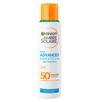 Garnier Ambre Solaire Advanced Sensitive Spray Solare Ipoallergenico SPF 50+...