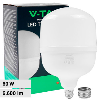 V-Tac VT-21065 Lampadina LED E27 / E40 Hi-Power 60W Tubolare T160 SMD - SKU...