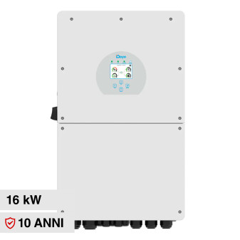 V-Tac Deye Inverter Monofase Ibrido On-Grid / Off-Grid 16kW IP65 10 Anni...