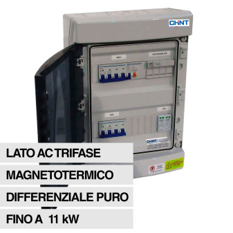 Chint Quadro Elettrico Lato AC Trifase Fino a 11,08kW 400V IP65 con...