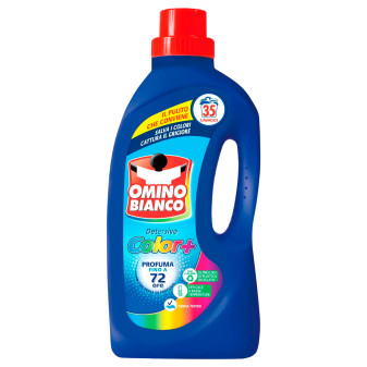 Omino Bianco Color+ Detersivo Liquido 35 Lavaggi per Capi Colorati - Flacone...